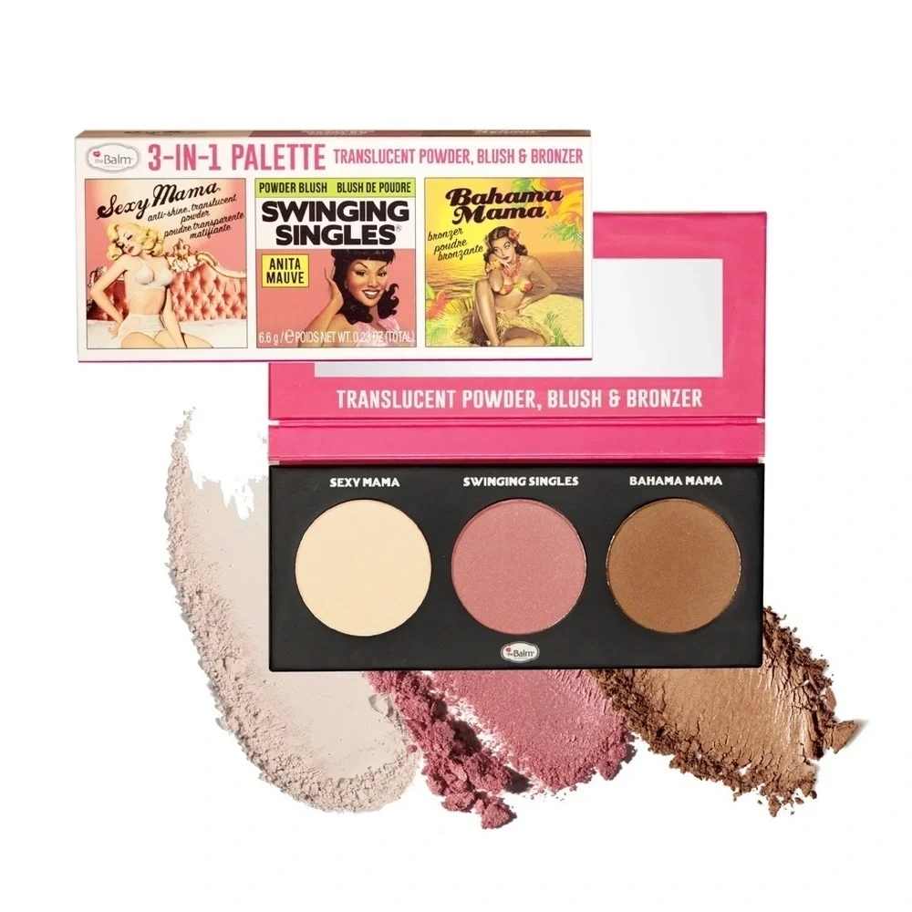 NWT theBalm 3-In-1 Palette Trio